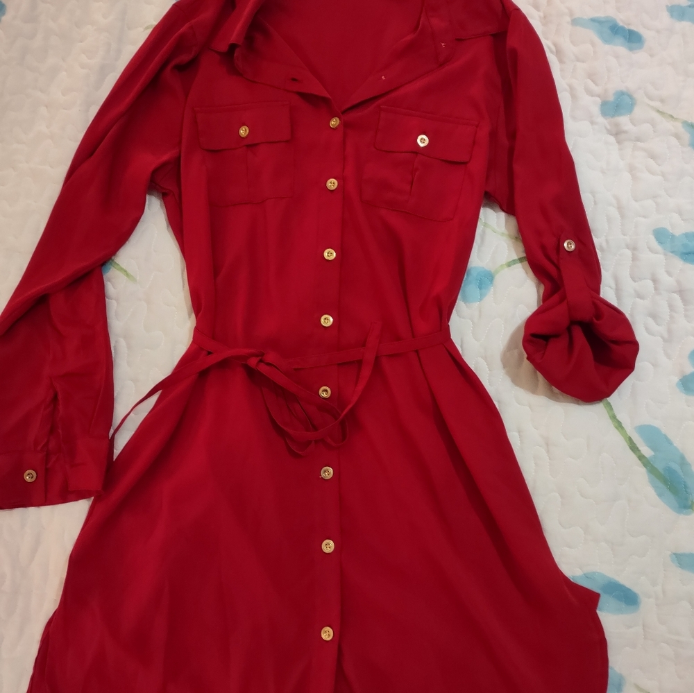Red dress